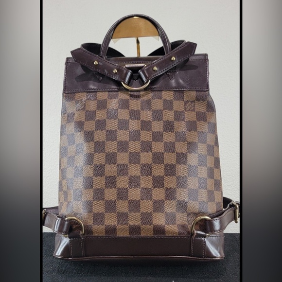 LOUIS VUITTON Damier Ebene Soho backpack 2002 - Picture 2 of 12